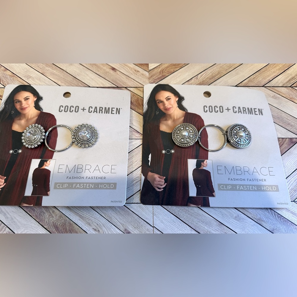 2 Coco & Carmen Fashion Fasteners Selling together.